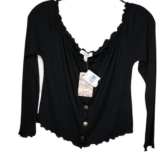 Love J Black‎ Top nwt - Picture 1 of 6